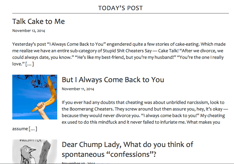 Chump Lady Home Page