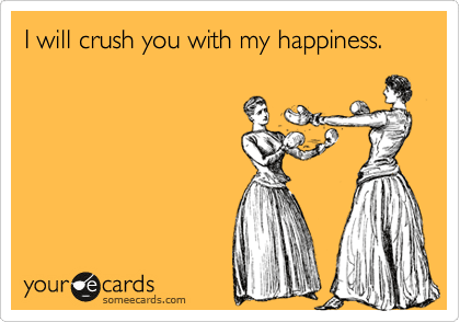 crush with happiness