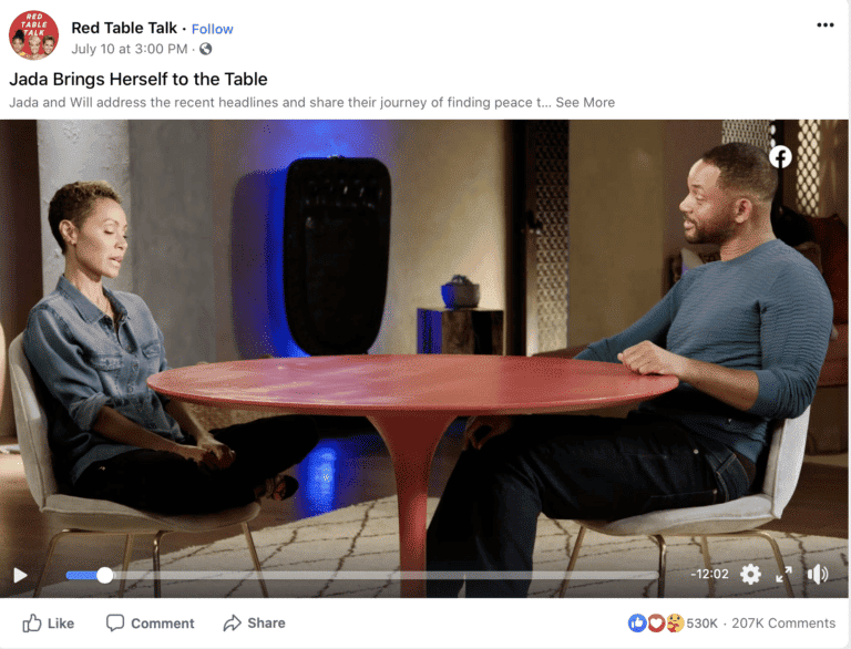 Jada Pinkett Smith Red Table