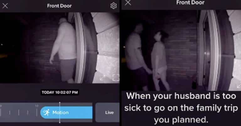 Busted by Doorbell Cam