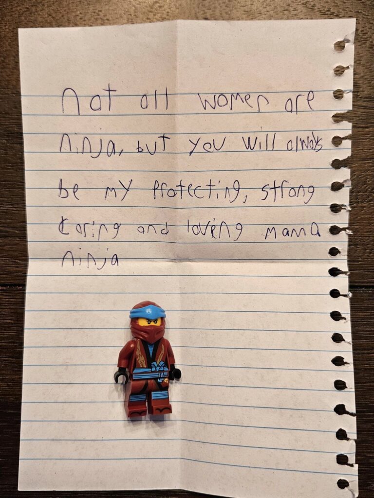 Ninja Mom Note and Sane Parent Wins