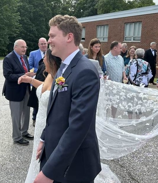ex at wedding